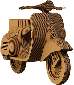 3D пазл-конструктор Cartonic 3D Puzzle Scooter Картонный (CARTSCOO)