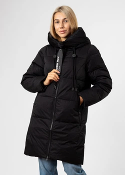 Пуховик Towmy Чорний 2XL (К724)