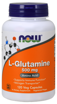 L-глютамін NOW 500mg