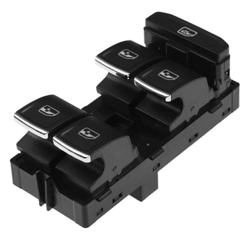 Блок кнопок склопідйомників Volkswagen VW, Skoda, Seat VAG 5G0959857A 5G0959855 хром