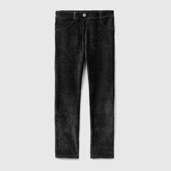 Підліткові вельветові штани для дівчинки United Colors of Benetton 4DZBCE00R-100 140 см (L) Black (8033153208780)