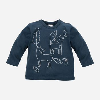 Дитяча футболка з довгими рукавами для хлопчика Pinokio Secret Forest 98 см Синя (5901033253461)
