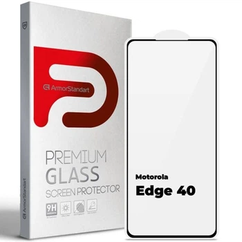 Захисне скло ArmorStandart Edge Glue Curved для Motorola Edge 40 - Black