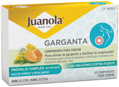 Suplement diety Juanola Extra Strong Propolis Complex 20 tabletek (8430992120622)