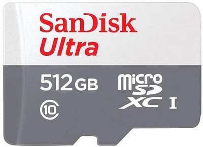 SanDisk Ultra microSDXC 512GB 100MB/s Class 10 UHS-I, EAN: 0619659196622