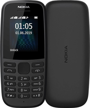 Telefon komórkowy Nokia 105 TA-1174 DualSim Black (16KIGB01A05)