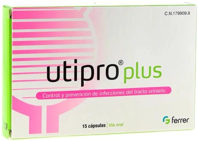 Suplement diety Ferrer Utipro Plus 15 kapsułek (8470001799098)