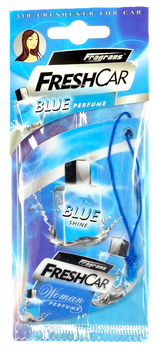 Odświeżacz powietrza FreshCar Blue Shine z filcowym podkładem damski (5907553952068)
