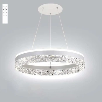 Управляемая люстра с пультом и приложением STELLA ice 80W R-APP-500x1200-WHITE/CLEAR-220-IP20