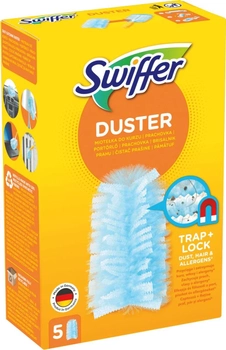 Змінні насадки щітки для пилу Swiffer Duster 5 шт (8006540307991)