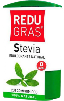 Naturalny suplement Deiters Redugras Stevia 200 tabletek (8430022001358)
