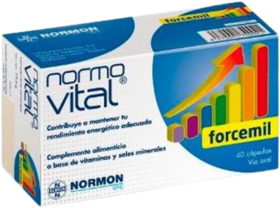 Натуральна добавка Lab. Normon Normovital Forcemil 40 капсул (8470001740021)