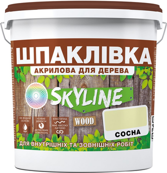 Шпаклівка для Дерева готова до застосування акрилова SkyLine Wood Сосна 1.5 кг (42472119_rozetka)