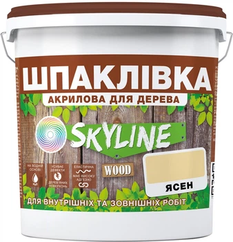 Шпаклівка для Дерева готова до застосування акрилова SkyLine Wood Ясен 1.5 кг (42472212_rozetka)