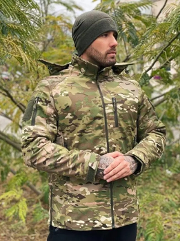 Тактична куртка Combat Soft Shell К153 Мультикам 2ХL