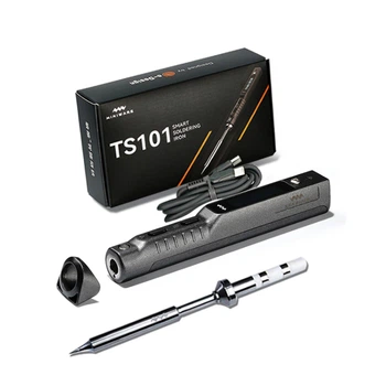 Паяльник MiniWare TS-101 65W жало TS-BC2 + подставка + земля
