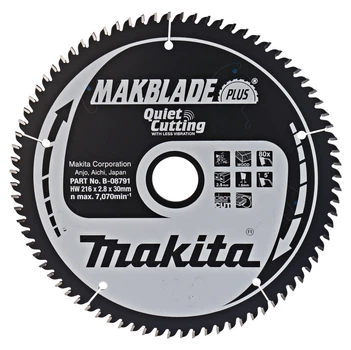 Пильный диск Makita MAKBlade Plus 216 мм 80 зубьев (B-08791)