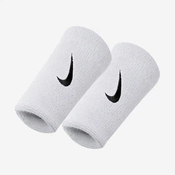 Напульсники Nike Swoosh Double Wide Wristband White NNN05101OS