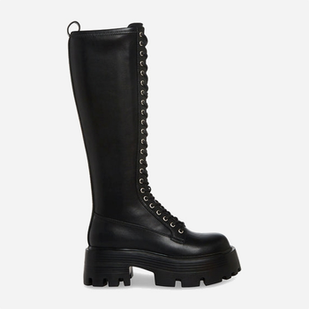 Kozaki damskie skórzane Steve Madden Hariet Boot SM11002722-001 39 24.6 cm Czarne (8720857171365)