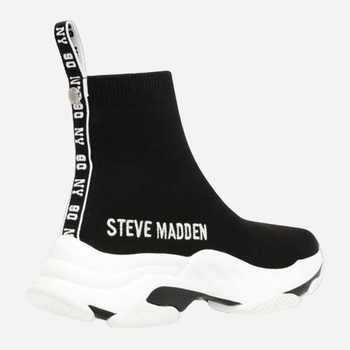 Sneakersy damskie na platformie wysokie wsuwane Steve Madden Master Sneaker SM11001442-001 37 23 cm Czarne (8720236176134)
