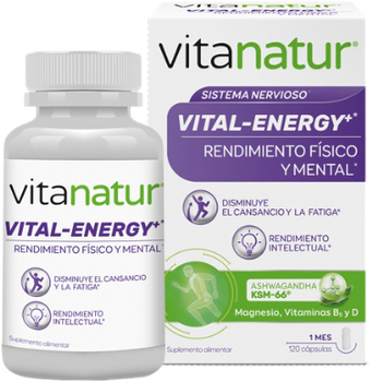 Дієтична добавка dla energii Diafarm Vitanatur Vital Energy 120 капсул (8424657742809)