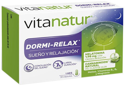 Suplement diety Diafarm Vitanatur Dormi-Relax 30 kapsułek (8424657044521)