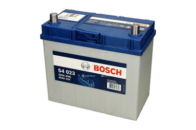 Акумулятор Bosch (J) S4 Silver 45Ah, EN 330, лівий"+" 238х129х227 (ДхШхВ) 0 092 S40 2301