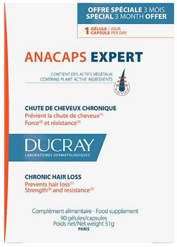 Suplement diety Ducray Anacaps Expert 90 kapsułek (3282779370349)
