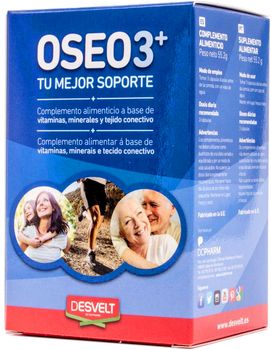 Дієтична добавка Desvelt Oseo 3 60 капсул (8437011483492)
