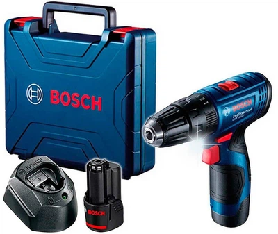 Ударная дрель-шуруповерт Bosch Professional GSB 120-Li + 2 акк 18 V 2.0 Ah ЗУ + кейс (06019G8100)