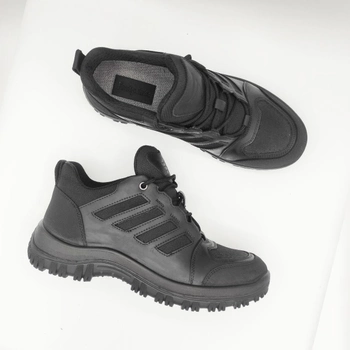 Тактичні черевики Footprints чорна шкіра 43 (27.5)
