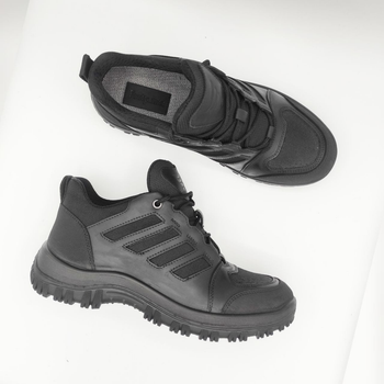 Тактичні черевики Footprints чорна шкіра 44 (28)