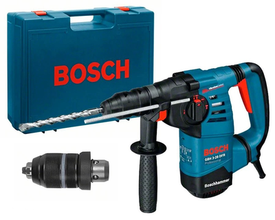 Перфоратор Bosch Professional GBH 3-28 DFR + БЗП + чемодан (061123A000)