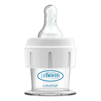 Стартова пляшечка для годування Dr. Brown's соска Preemie для недоношених 15 мл SB160-MED