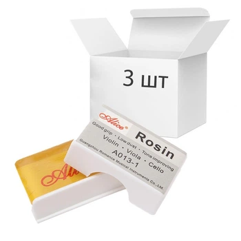 Каніфоль для скрипки Alice A013-1 (набір 3 шт.)
