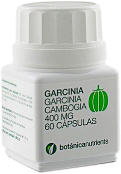 Suplement diety Botanical Nutrients Garcinia Cambogia 400 mg 60 kapsułek (8435045200252)