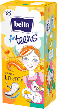 Щоденні гігієнічні прокладки Bella Panty for Teens Energy 58 шт (5900516313043)