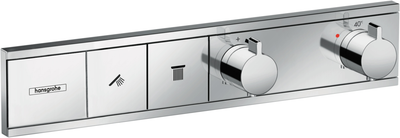 Наружная часть термостатического смесителя для душа HANSGROHE RainSelect 15380000 хром 2 потребителя