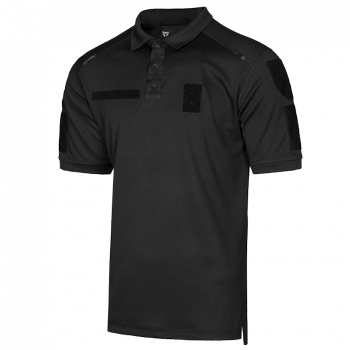 Поло футболка мужская тактическая полевая универсальная для силовых структур Camotec 1801 S Черный (SK-N1801SS)