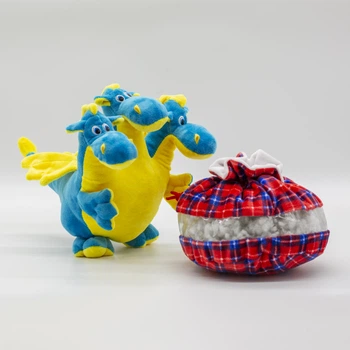 М'яка іграшка Дракон Тризуб Twins Toys - іграшка символ року 2024