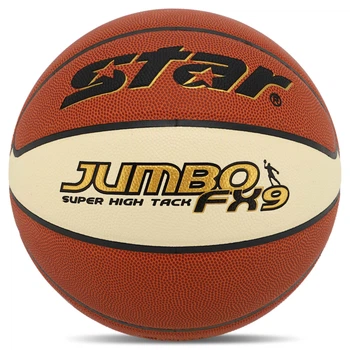 Мяч баскетбольный PU №7 STAR JUMBO FX9 (PU, бутил, оранжевый-белый) (BB427-25_Помаранчевий-білий)