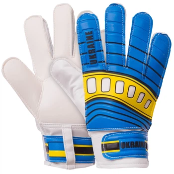 Рукавички воротарські UKRAINE SP-Sport FB-0205-1 розмір 8 блакитний-жовтий