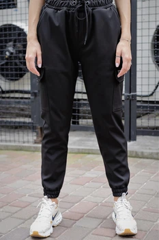 Утеплені Штани Карго Without Reflective Softshell 4XL Black Woman