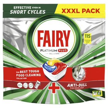 Капсули для посудомийних машин Fairy Platinum Plus 115 шт (8001090951809)