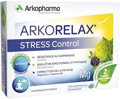 Suplement diety Arkorelax Stress 30 kapsułek (3578830114459)