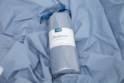Простынь ТЕП "Натхнення" на резинке 200x200 см Голубой (2-04019_26858)