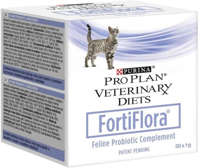 Karma dla kota Purina Pro Plan FortiFlora 30 x Veterinary Diets 1 g (8445290040923)