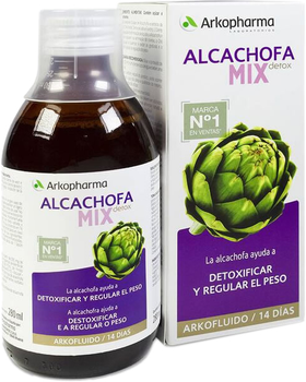 Suplement diety Arkopharma Arkofluid Artichoke Mix 280 ml (3578830116354)