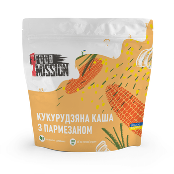 Сушені продукти Food Mission Кукурудзяна каша з пармезаном