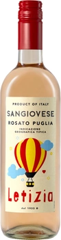 Вино LETIZIA Sangiovese Rosato IGT Puglia розовое полусладкое 0.75 л 9.5% (8033116400893)